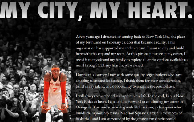 Melo's letter